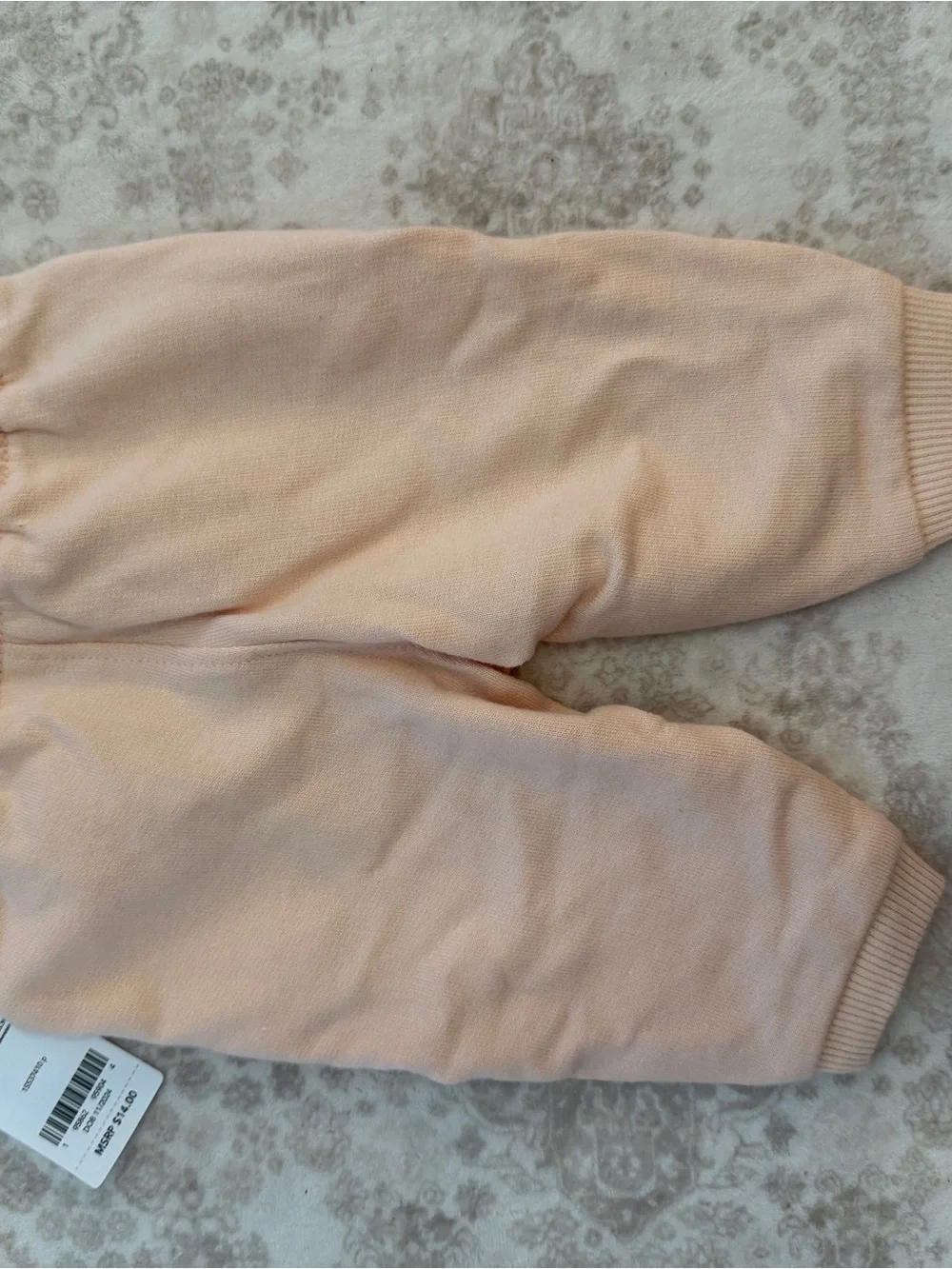 NWT BUNDLE Carters 3 Baby Jogger Pants Trio - Blue, Cream, Pink